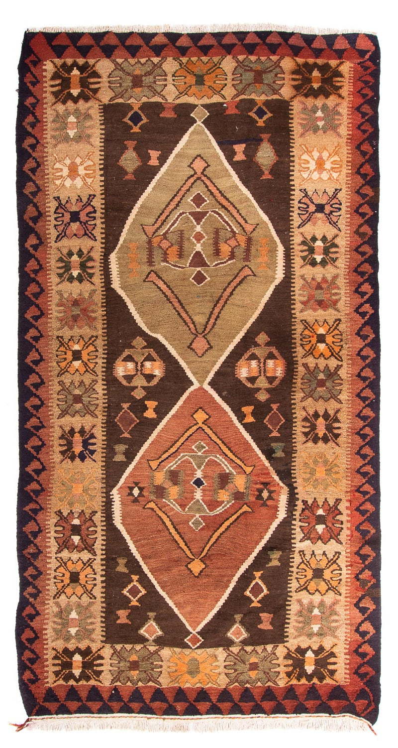 Tappeto corsia Tappeto Kelim - Vecchio - 310 x 180 cm - multicolore