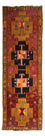Tappeto corsia Tappeto Kelim - Vecchio - 375 x 130 cm - multicolore