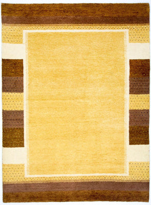 Tappeto Gabbeh - Indus - 239 x 174 cm - oro