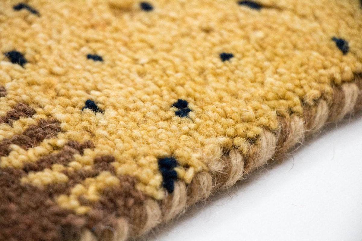 Tappeto Gabbeh - Indus - 239 x 174 cm - oro