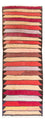 Tappeto corsia Tappeto Kelim - Vecchio - 320 x 150 cm - multicolore