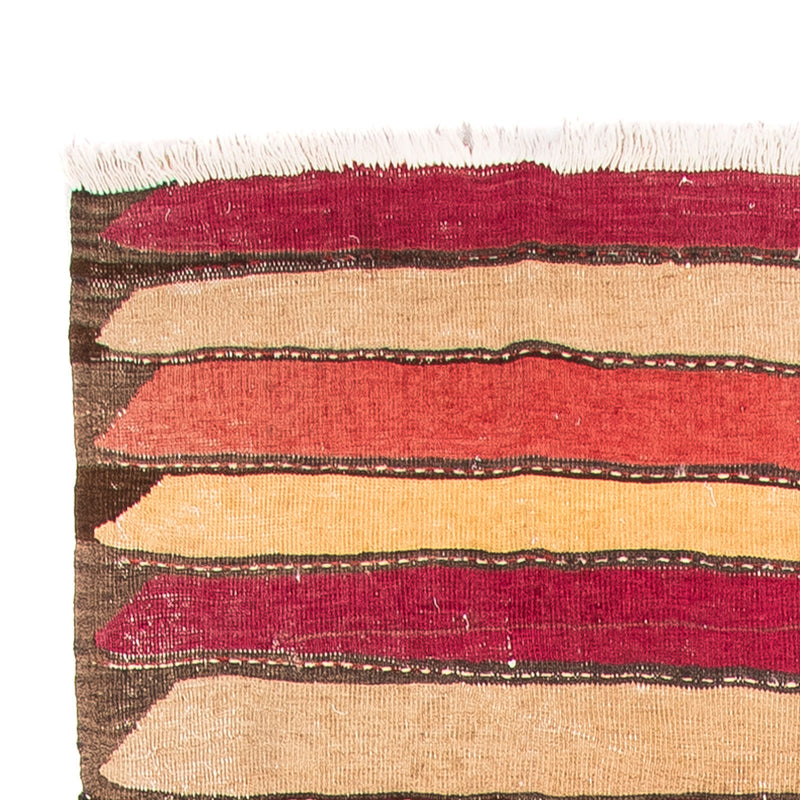 Tappeto corsia Tappeto Kelim - Vecchio - 320 x 150 cm - multicolore