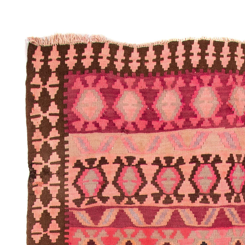 Tappeto corsia Tappeto Kelim - Vecchio - 390 x 178 cm - multicolore