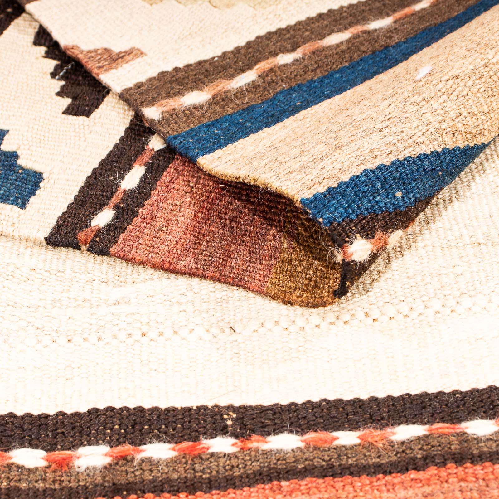 Tappeto corsia Tappeto Kelim - Vecchio - 290 x 90 cm - multicolore
