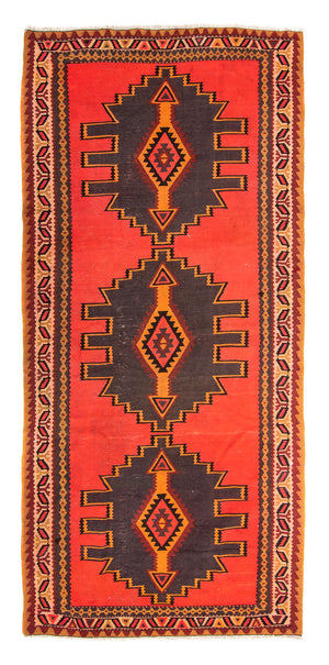 Tappeto corsia Tappeto Kelim - Vecchio - 290 x 150 cm - multicolore
