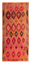 Tappeto corsia Tappeto Kelim - Vecchio - 308 x 145 cm - multicolore