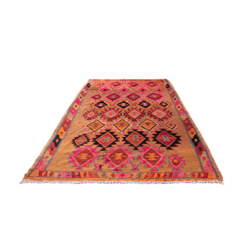 Tappeto corsia Tappeto Kelim - Vecchio - 308 x 145 cm - multicolore