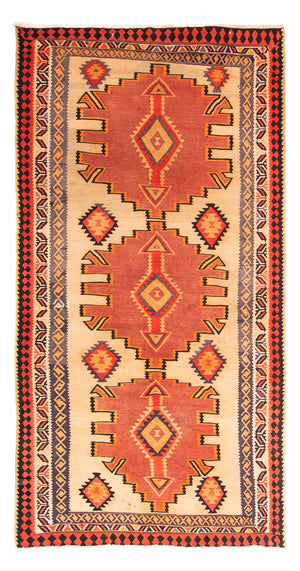 Tappeto corsia Tappeto Kelim - Vecchio - 300 x 150 cm - multicolore