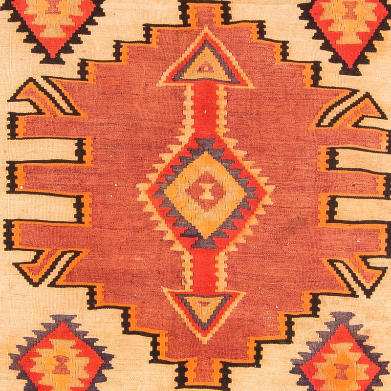 Tappeto corsia Tappeto Kelim - Vecchio - 300 x 150 cm - multicolore