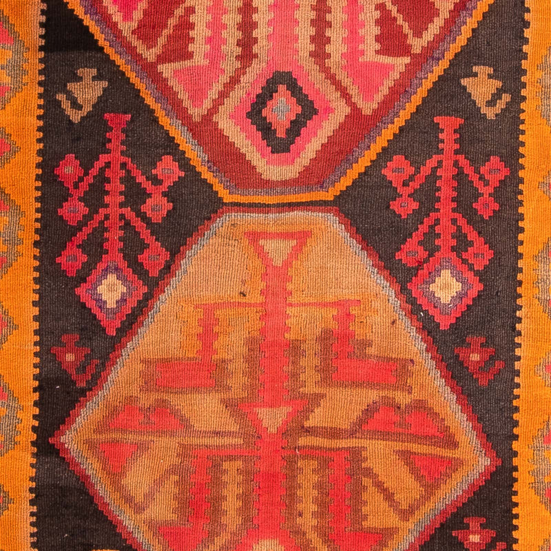 Tappeto corsia Tappeto Kelim - Vecchio - 355 x 142 cm - multicolore