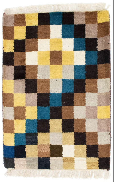 Gabbeh Indo Tappeto 60x90cm - Tappeto di lana