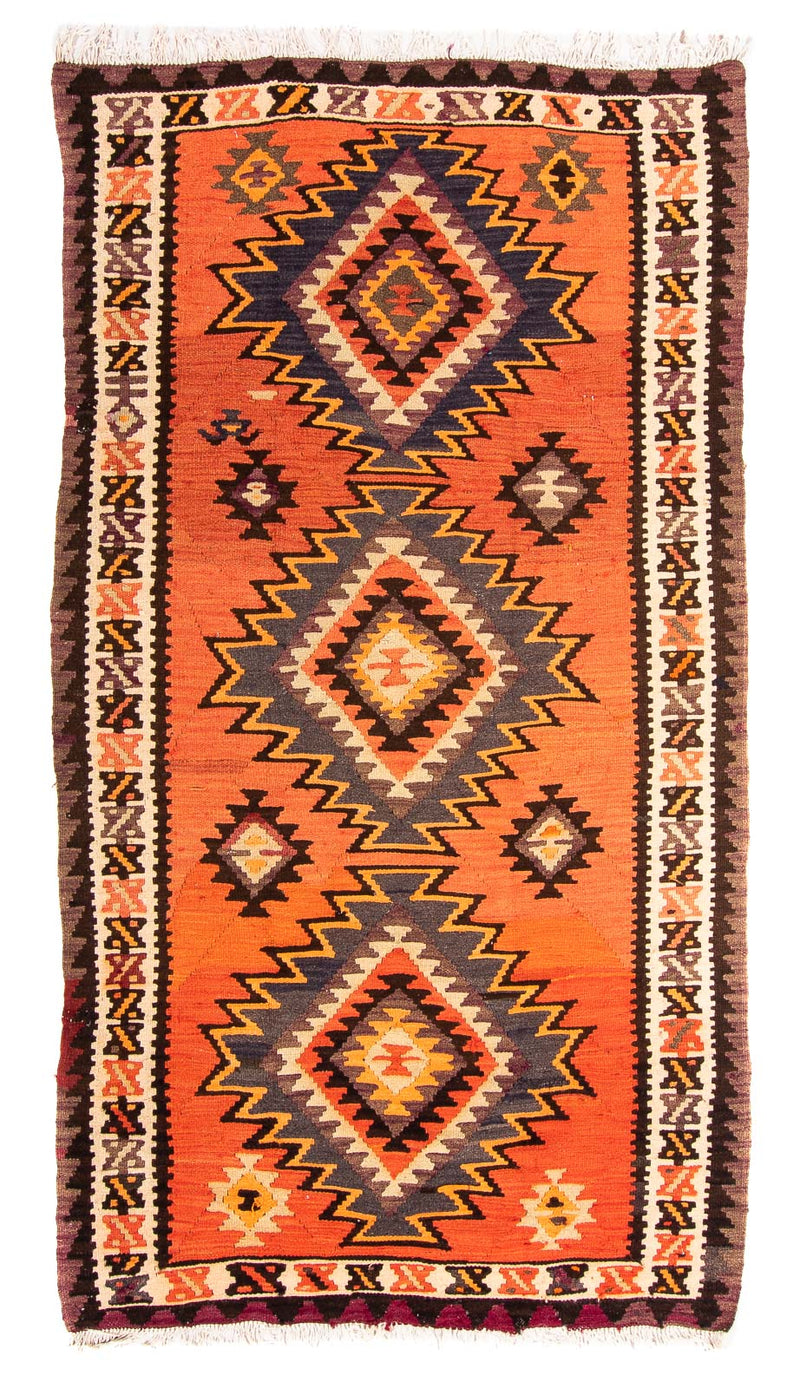 Tappeto Kelim - Vecchio - 260 x 130 cm - multicolore