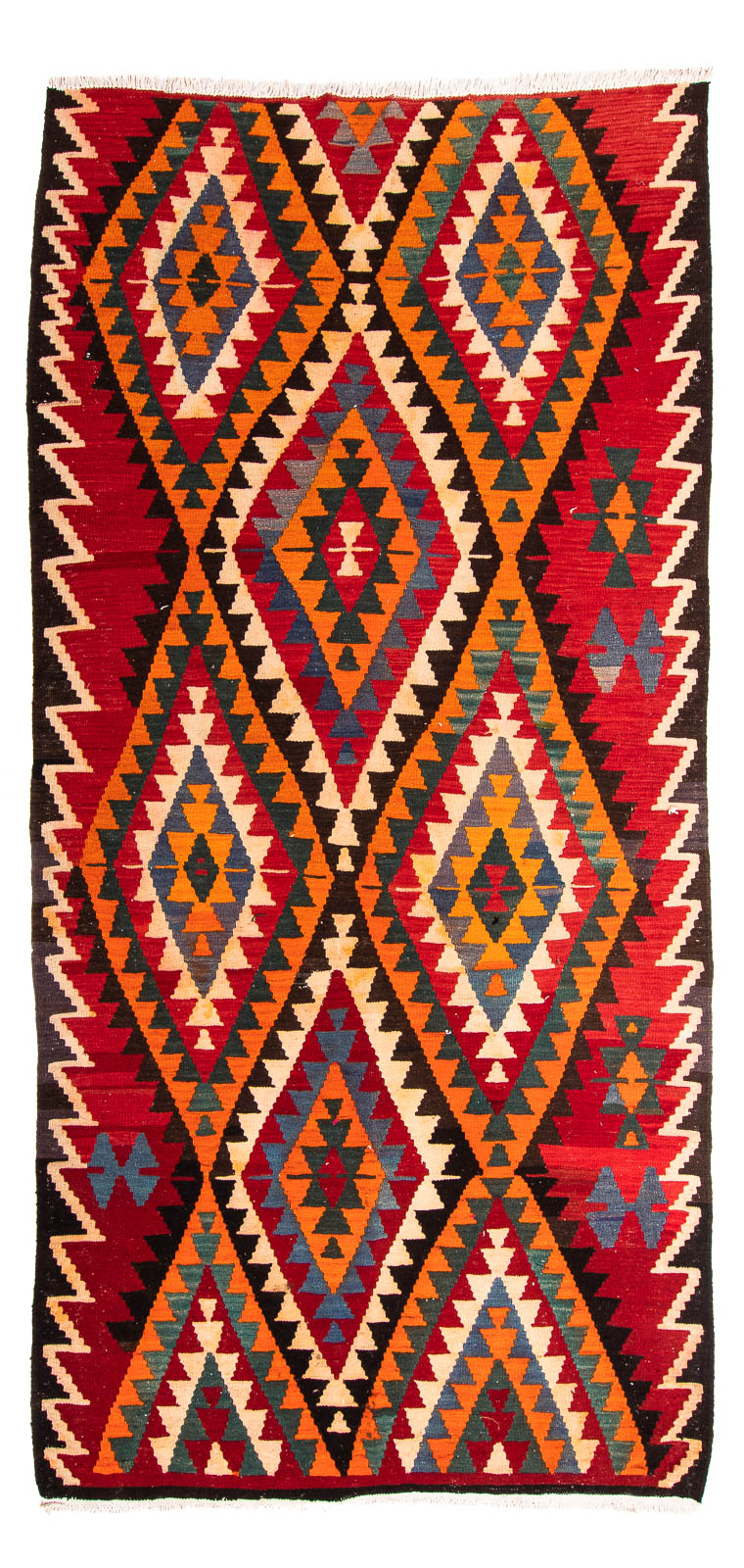 Tappeto Kelim - Vecchio - 320 x 162 cm - multicolore