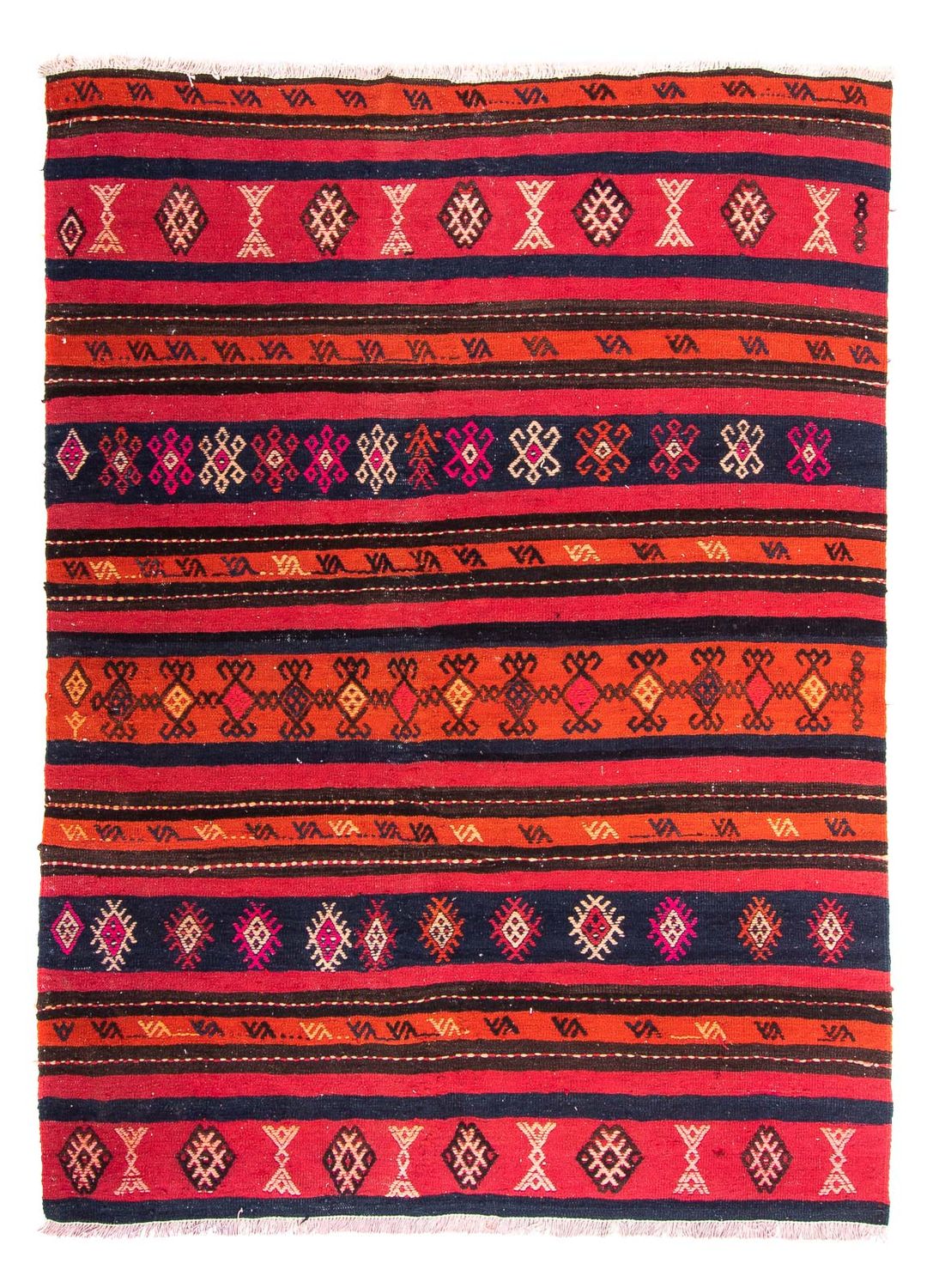 Tappeto Kelim - Vecchio - 200 x 155 cm - multicolore