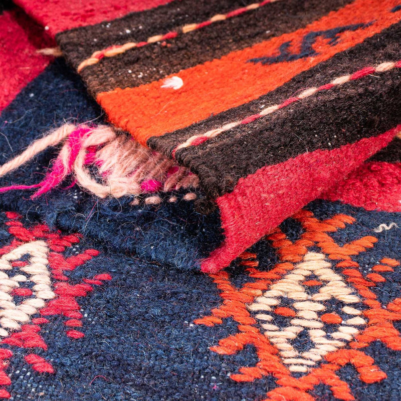 Tappeto Kelim - Vecchio - 200 x 155 cm - multicolore