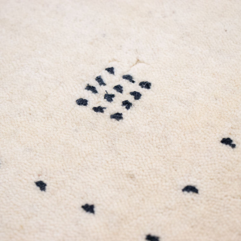Tappeto Gabbeh - Softy - 90 x 60 cm - bianco naturale
