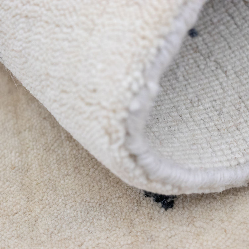 Tappeto Gabbeh - Softy - 90 x 60 cm - bianco naturale