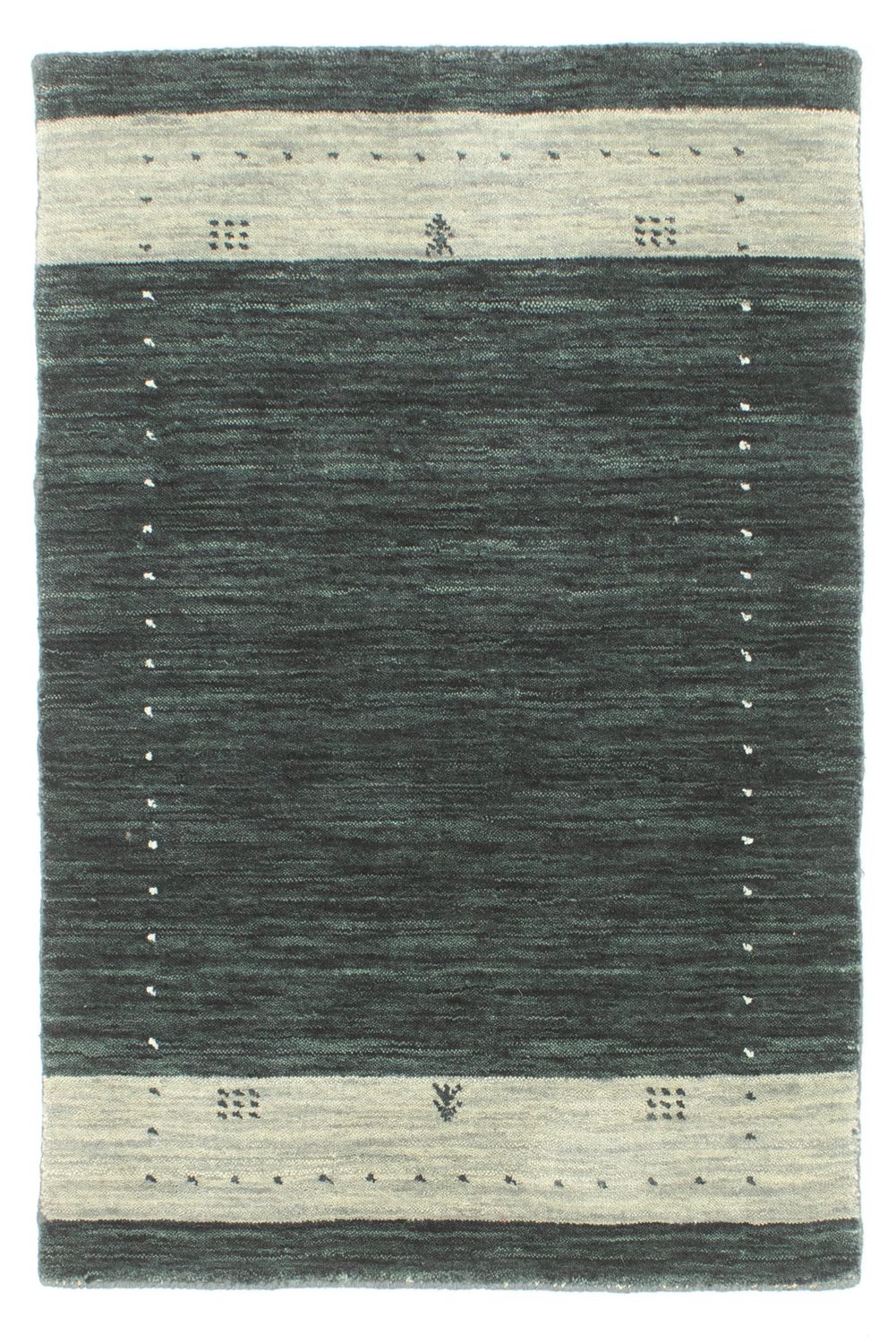 Tappeto Gabbeh - Softy - 93 x 64 cm - antracite