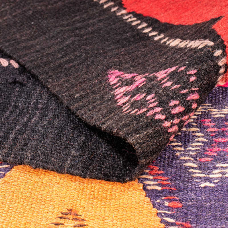 Tappeto corsia Tappeto Kelim - Vecchio - 385 x 150 cm - multicolore