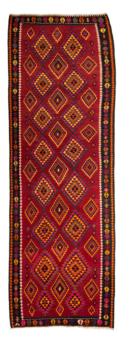 Kilim antico Tappeto 147x390cm