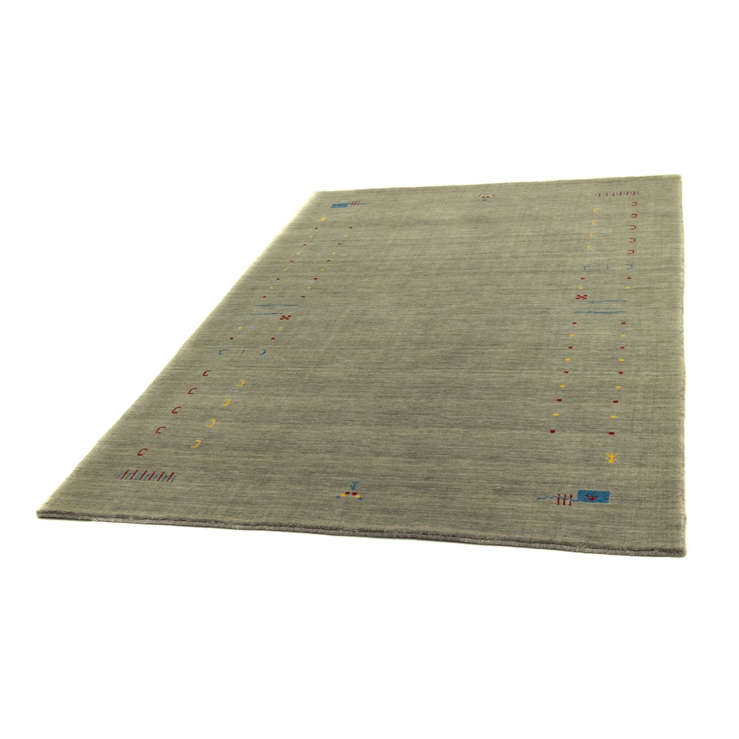 Tappeto Gabbeh - Softy - 201 x 141 cm - argento