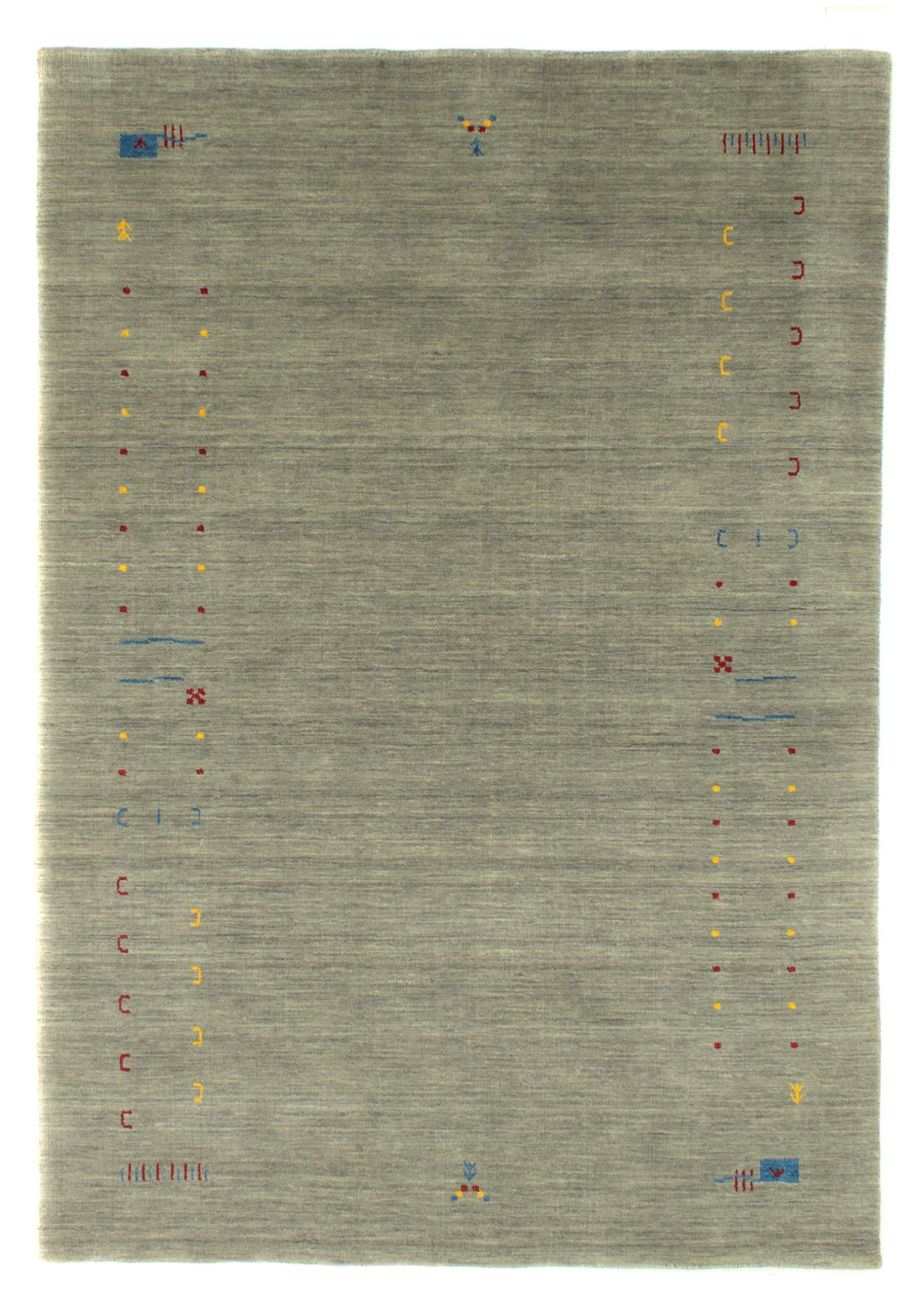 Tappeto Gabbeh - Softy - 202 x 143 cm - argento