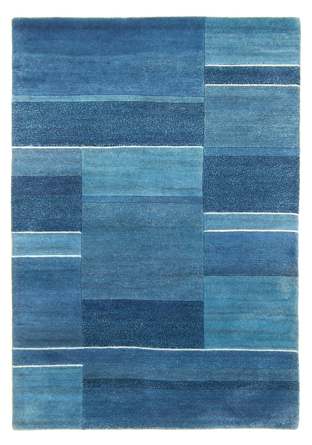 Tappeto Nepal - 181 x 123 cm - blu