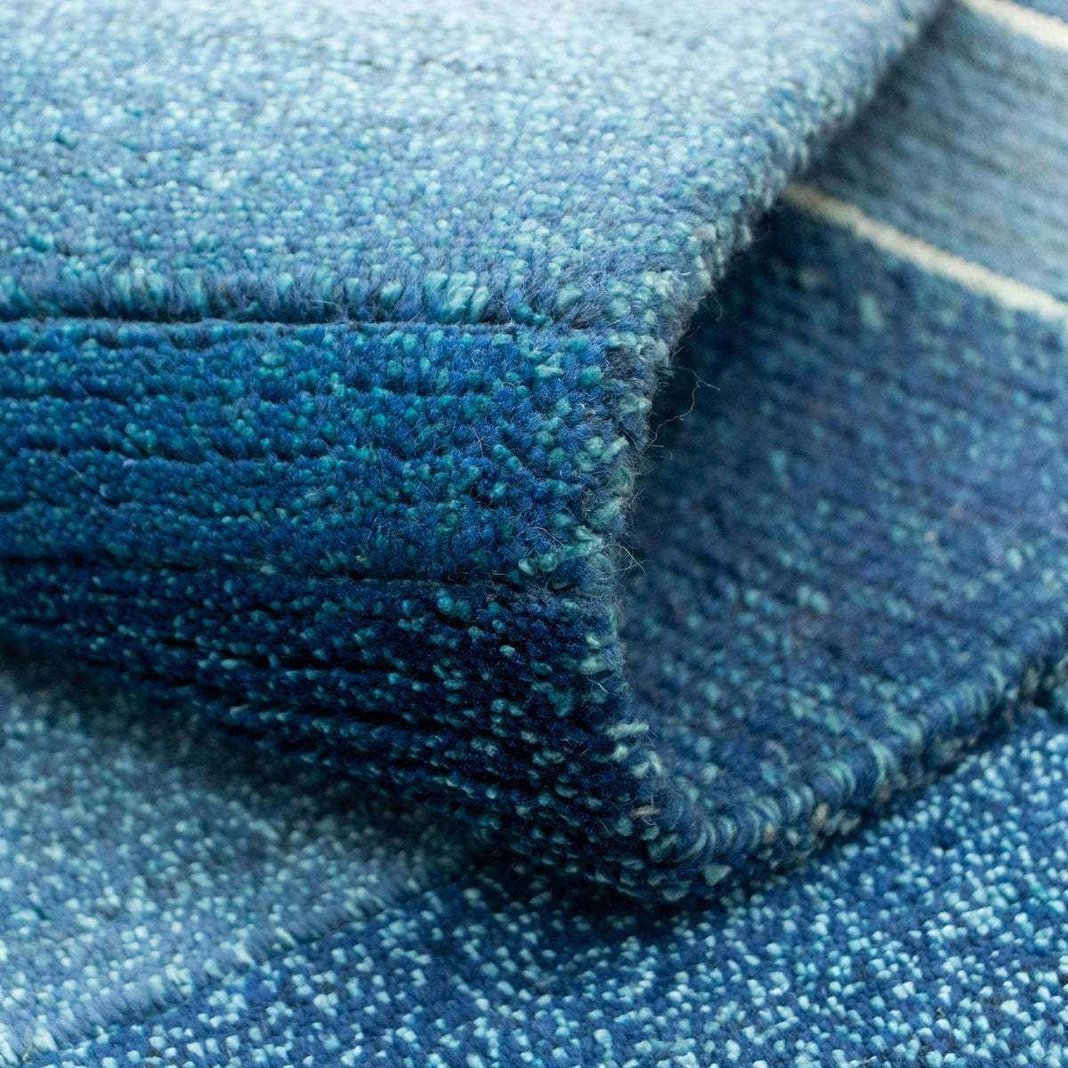 Tappeto Nepal - 181 x 123 cm - blu