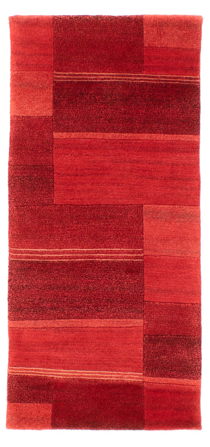 Tappeto corsia Tappeto Nepal - 142 x 72 cm - rosso