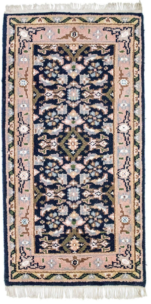 Tappeto orientale - 160 x 90 cm - blu
