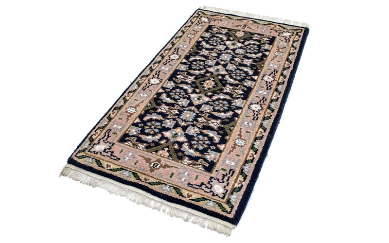 Tappeto orientale - 160 x 90 cm - blu