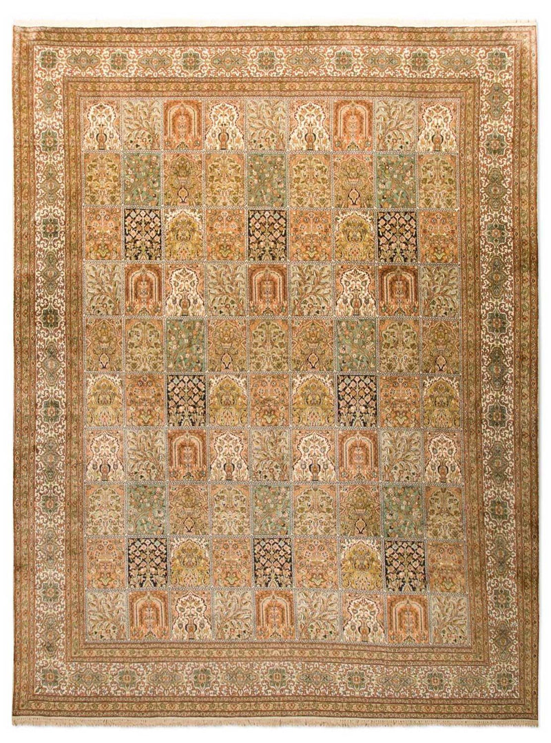 Tappeto di seta - Seta del Kashmir - 328 x 240 cm - multicolore