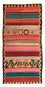 Tappeto corsia Tappeto Kelim - Vecchio - 250 x 120 cm - multicolore