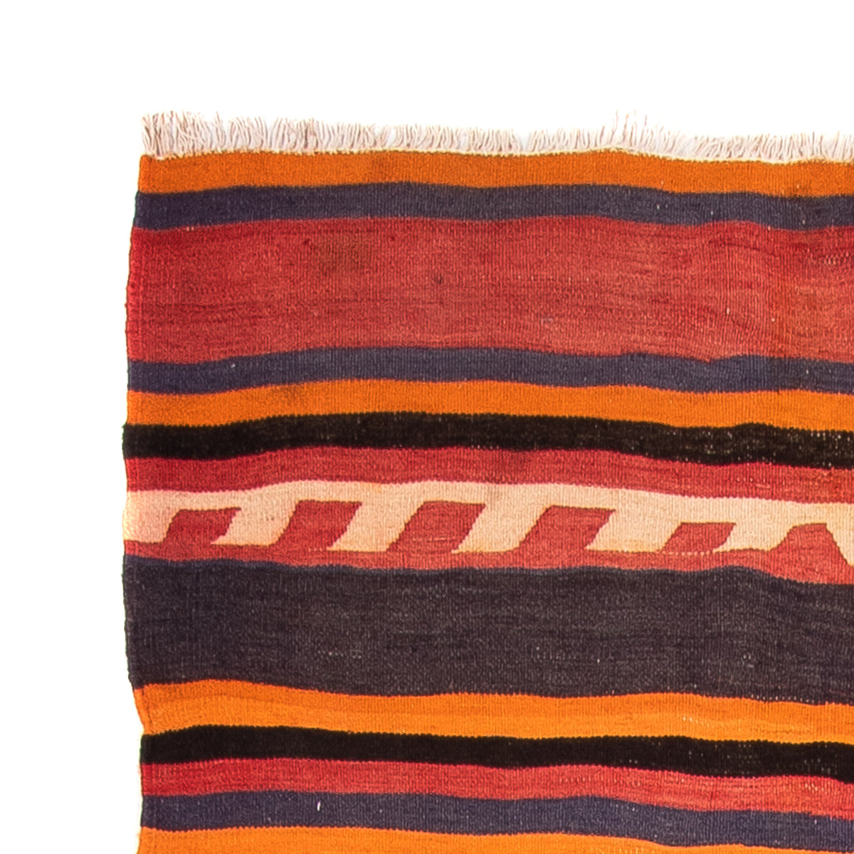 Tappeto corsia Tappeto Kelim - Vecchio - 295 x 120 cm - multicolore