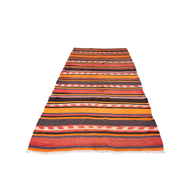 Tappeto corsia Tappeto Kelim - Vecchio - 295 x 120 cm - multicolore