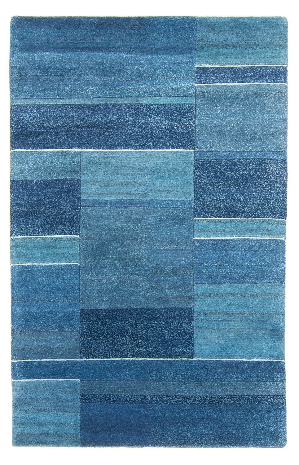 Tappeto Nepal - 181 x 119 cm - blu