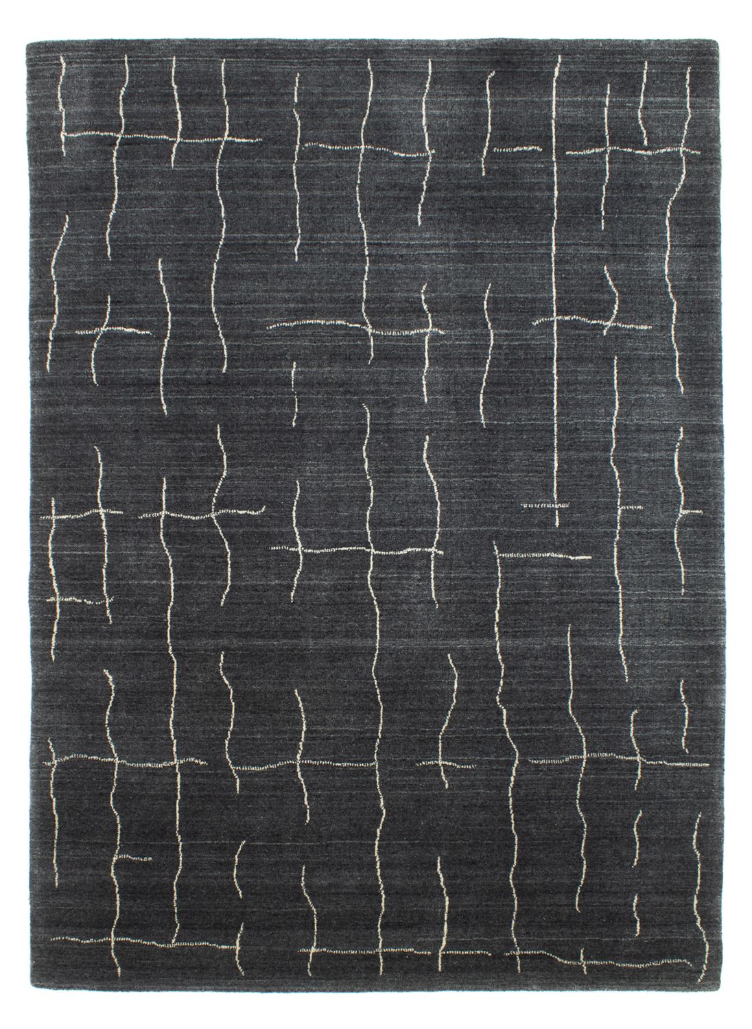 Tappeto Nepal - 200 x 142 cm - grigio