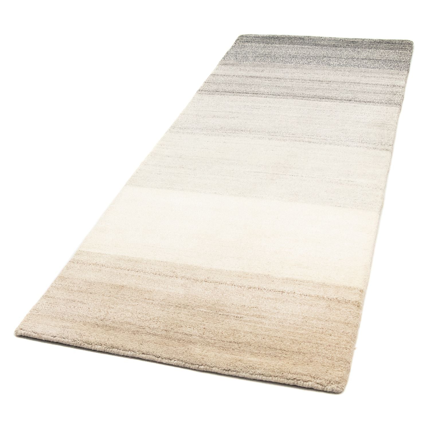Tappeto corsia Tappeto Nepal - 241 x 81 cm - naturale