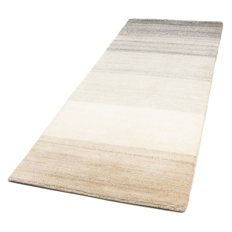 Tappeto corsia Tappeto Nepal - 241 x 81 cm - naturale