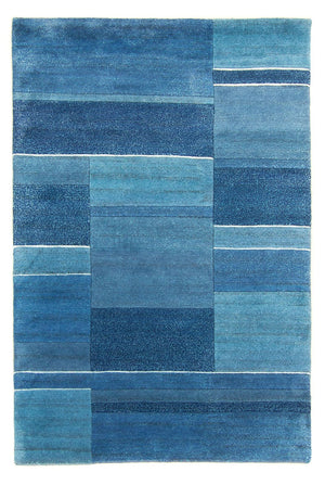 Tappeto Nepal - 175 x 119 cm - blu