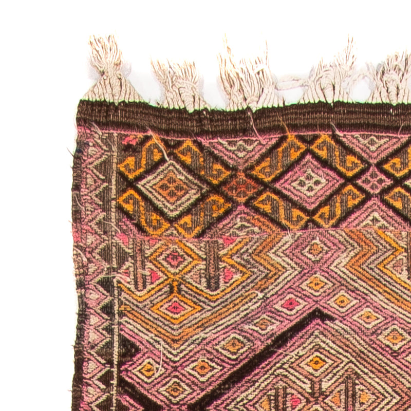 Tappeto corsia Tappeto Kelim - Vecchio - 356 x 152 cm - multicolore