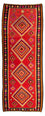 Tappeto corsia Tappeto Kelim - Vecchio - 400 x 155 cm - multicolore