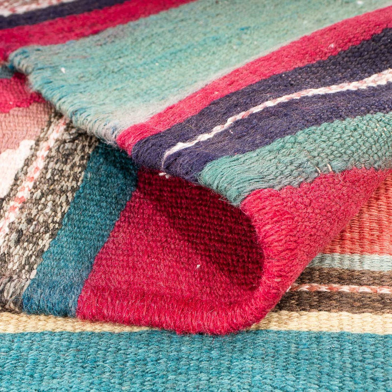 Tappeto Kelim - Vecchio - 204 x 184 cm - multicolore