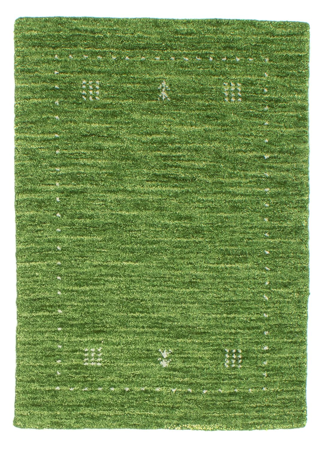 Tappeto Gabbeh - Softy - 88 x 62 cm - verde