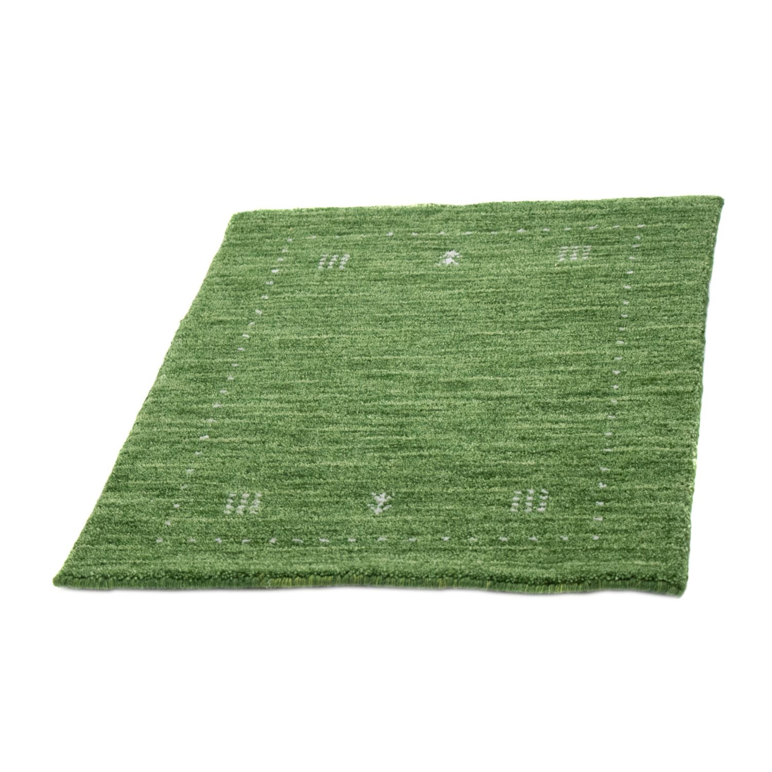 Tappeto Gabbeh - Softy - 88 x 62 cm - verde