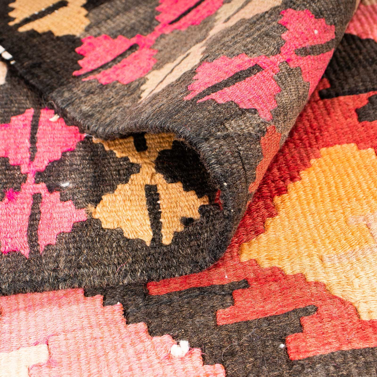 Tappeto corsia Tappeto Kelim - Vecchio - 275 x 150 cm - multicolore