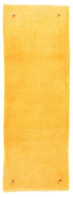Tappeto corsia Tappeto Gabbeh - Persero - 231 x 87 cm - giallo
