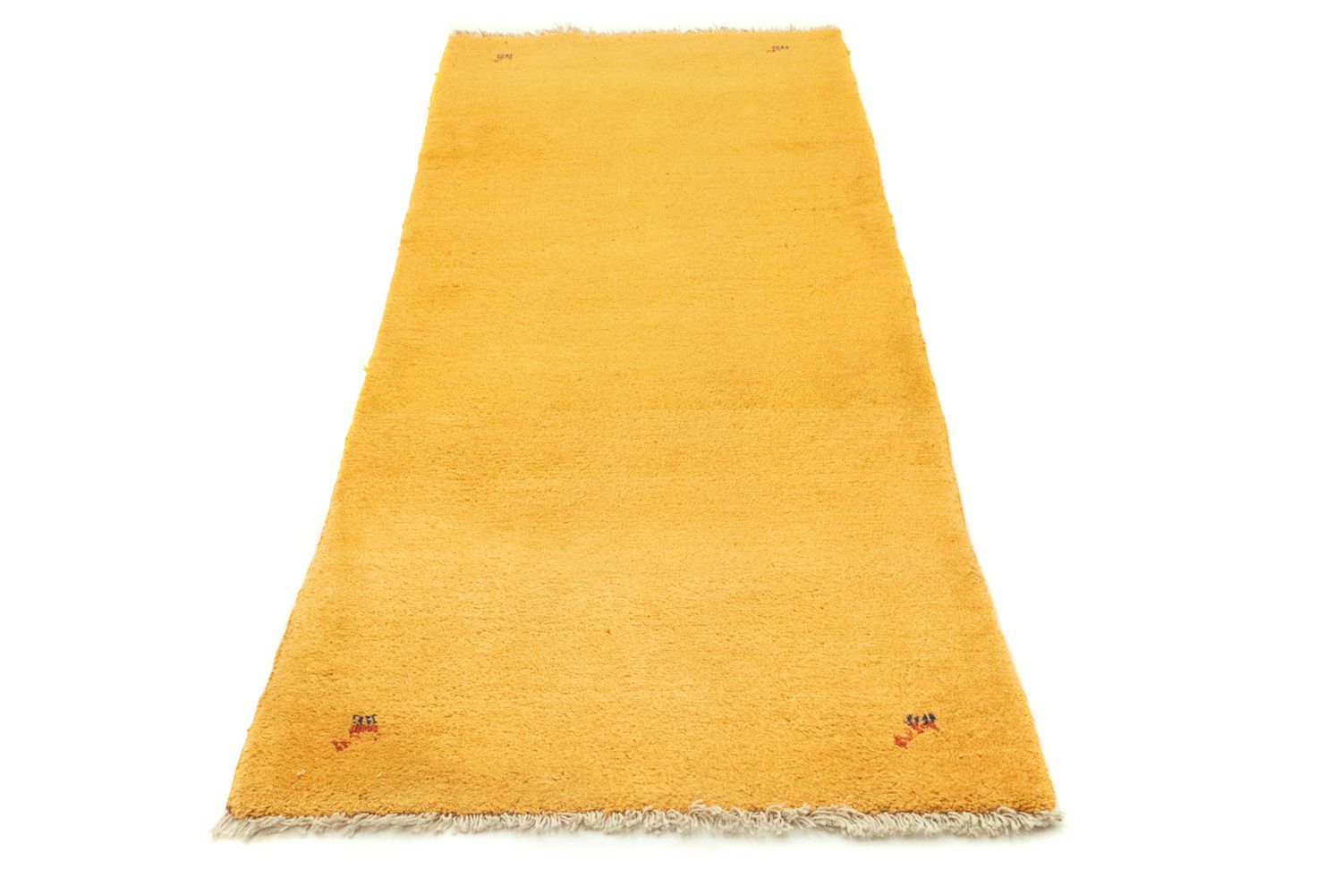 Tappeto corsia Tappeto Gabbeh - Persero - 231 x 87 cm - giallo