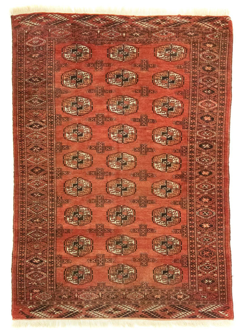Tappeto Turkaman - 174 x 128 cm - rosso