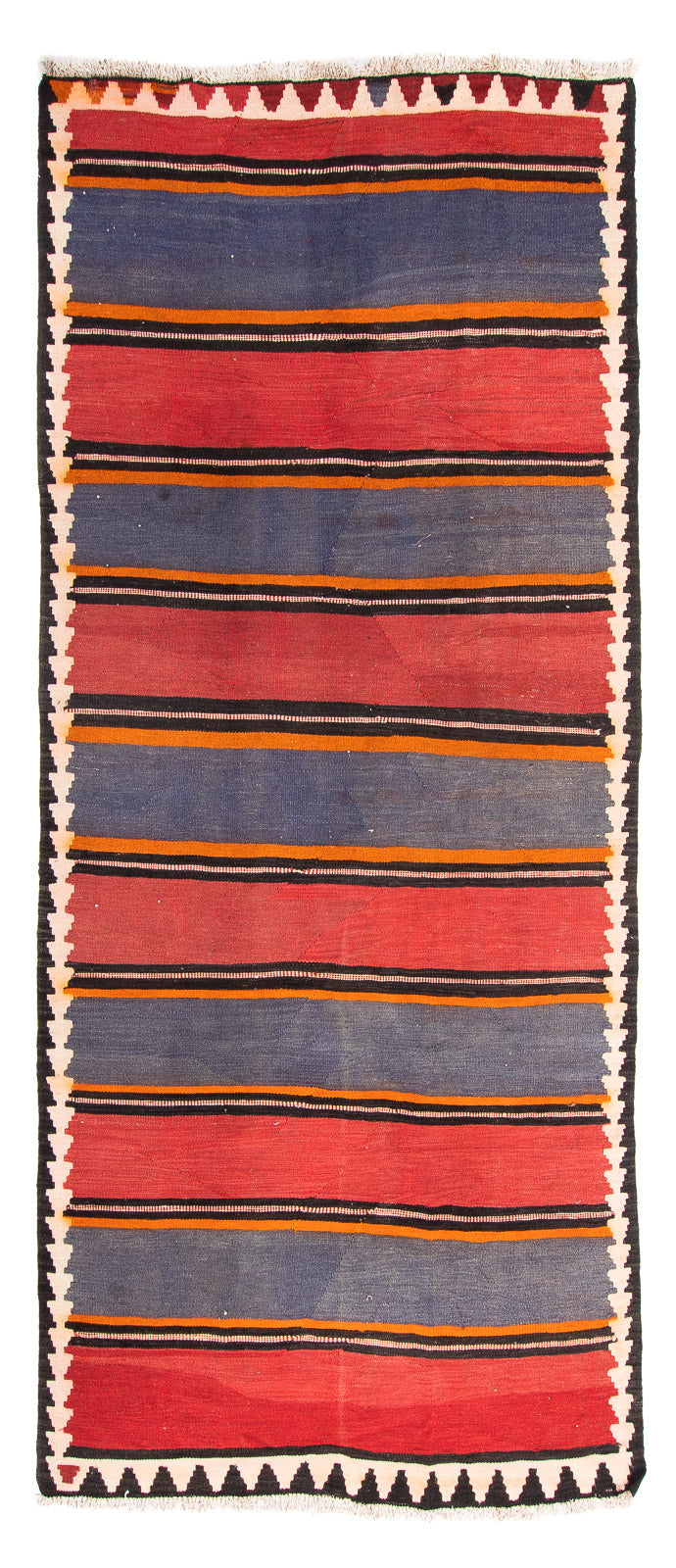 Tappeto corsia Tappeto Kelim - Vecchio - 290 x 130 cm - multicolore
